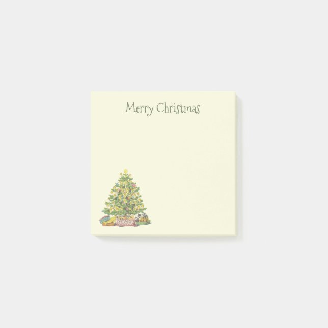 Old Fashioned Christmas Post-it Notes (Front)