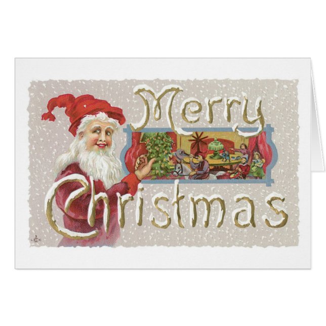 Old-fashioned Christmas, Santa (Front Horizontal)