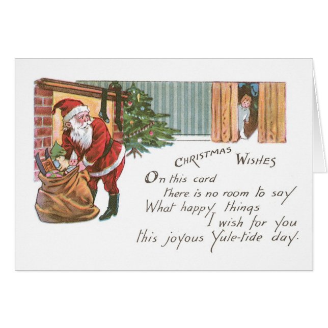 Old-fashioned Christmas, Santa (Front Horizontal)