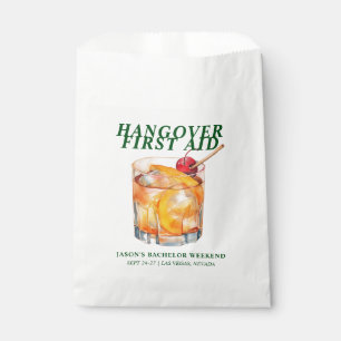 Old Fashioned Cocktail Bachelor Hangover Kit Favour Bags