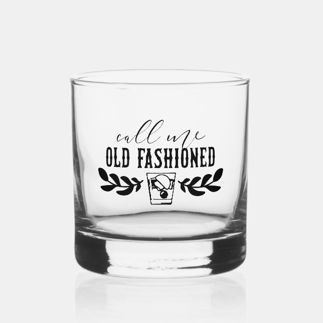 Old Fashioned Cocktail Glass – Vintage-Inspired  (Front)