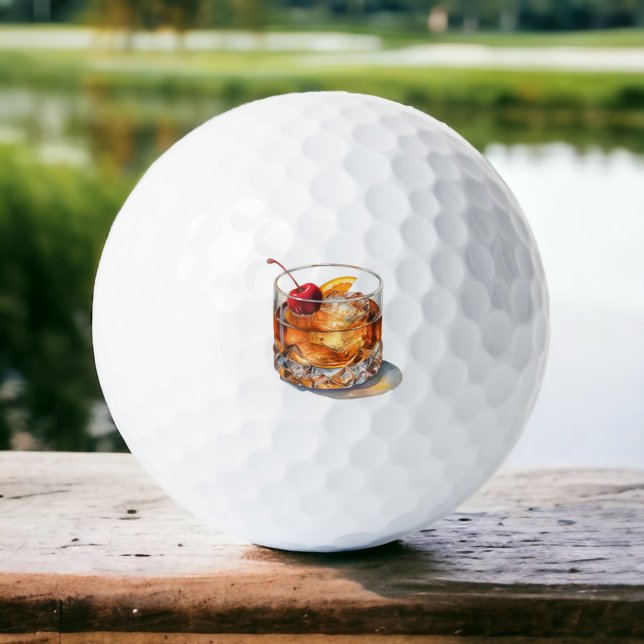 Old Fashioned Cocktail Golf Balls (Creator Uploaded)