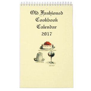 Old Fashioned Cookbook Calendar