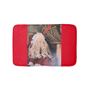 ***OLD FASHIONED CUTE SANTA*** BATH MAT