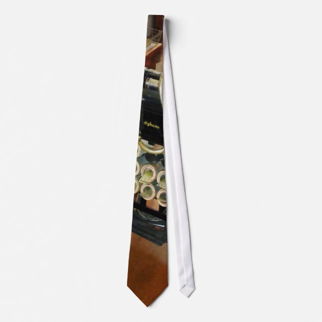 Old Fashioned Dictaphone Tie (Front)