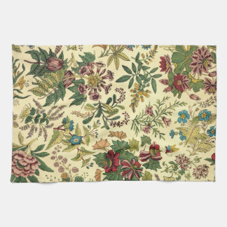 Old Fashioned Floral Abundance Tea Towel