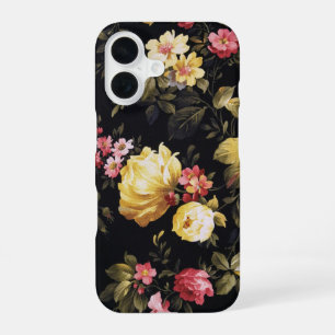 Old-fashioned Floral Fabric Case-Mate iPhone Case