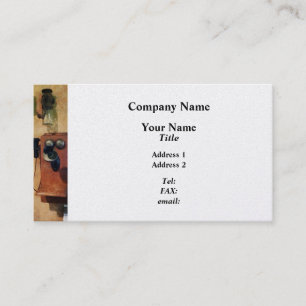 Old-Fashioned General Store - Platinum Finish Business Card