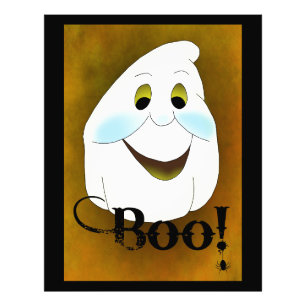 Old Fashioned Ghost Head Boo Photo Print
