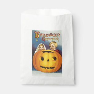 Old-fashioned Halloween, Pumpkin (jack-o'-lantern) Favour Bags