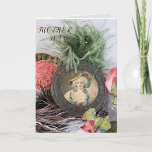 Old Fashioned Lady Mum Victorian Mother's day Card