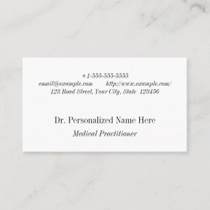 Old Fashioned, Nostalgic Look Business Card