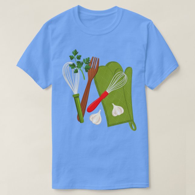 Old Fashioned Oven Mitts T-Shirt (Design Front)