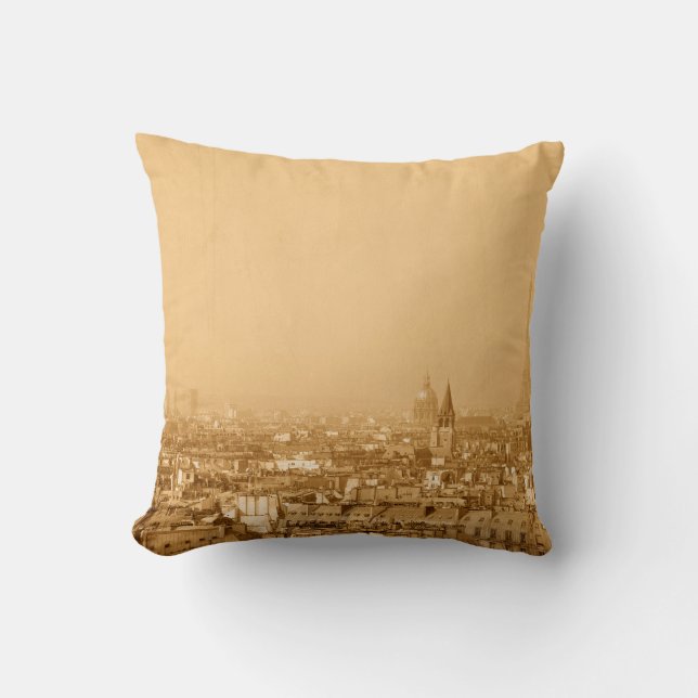 Old-fashioned paris franceparis, aged, ancient, an cushion (Front)