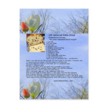 Old Fashioned Raisin Bread Recipe Postcard
