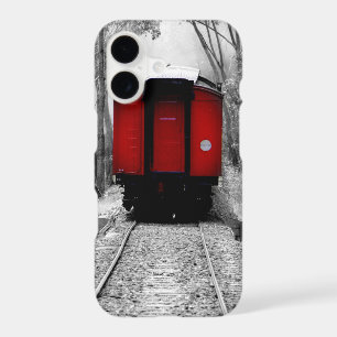 Old Fashioned Red Steam Train