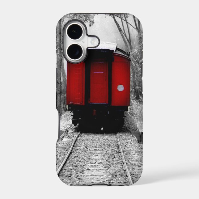 Old Fashioned Red Steam Train (Back)