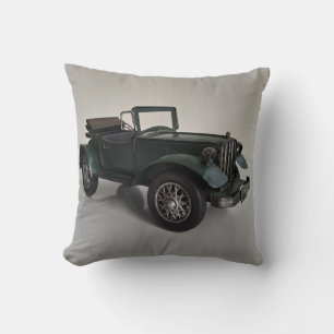 old-fashioned retro convertible car cushion