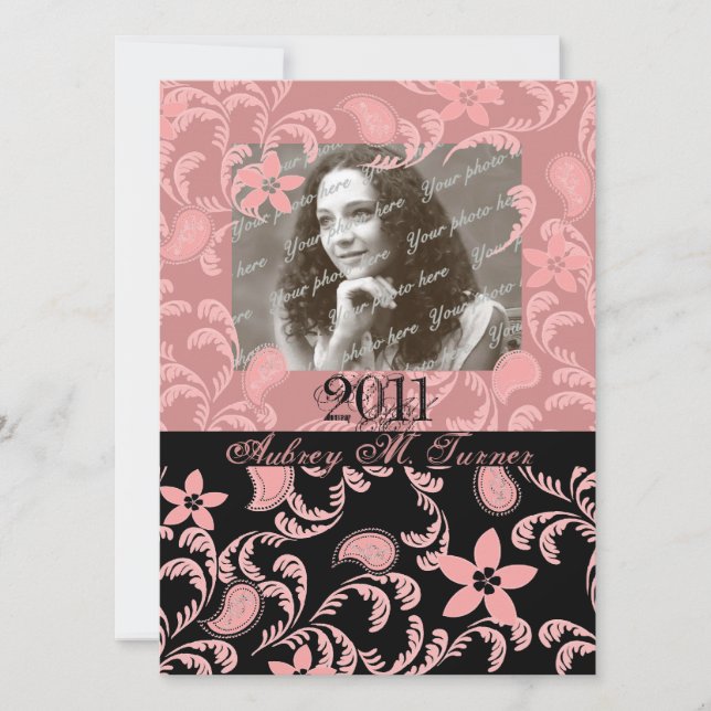 Old Fashioned Romance Invitation (Front)