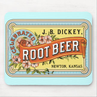 Old Fashioned Rootbeer Label Mousepad