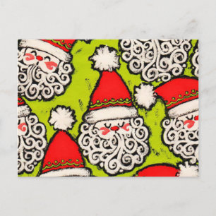 Old Fashioned Santa   Postcard