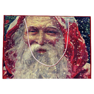 Old-fashioned Victorian Saint Nicholas Large Gift Bag