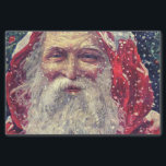 Old-fashioned Victorian Saint Nicholas Tissue Paper<br><div class="desc">This gorgeous design features a colourful Victorian Santa,  smiling out through the snow. Perfect for a Christmas stocking stuffer!</div>