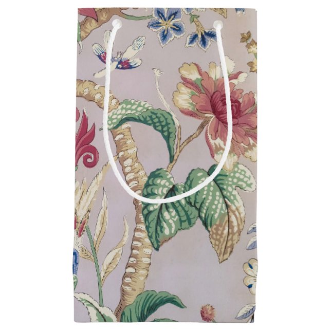 Old-fashioned Wallpaper Pattern Small Gift Bag (Front)