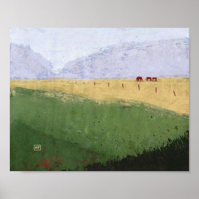 Old Fence Line Poster (Front)