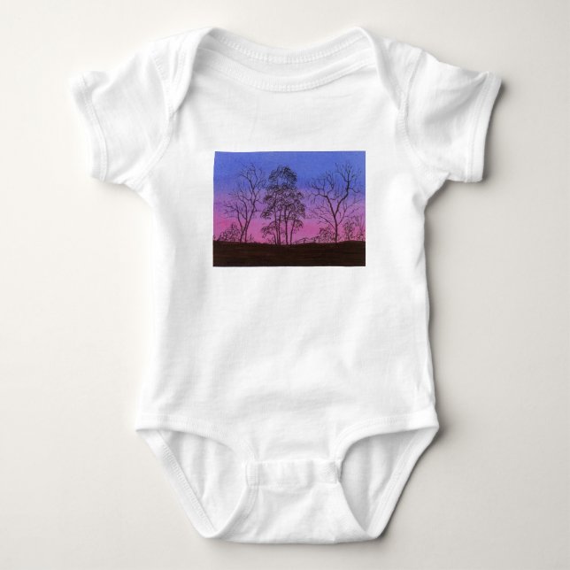 Old Fence Row Baby Bodysuit (Front)