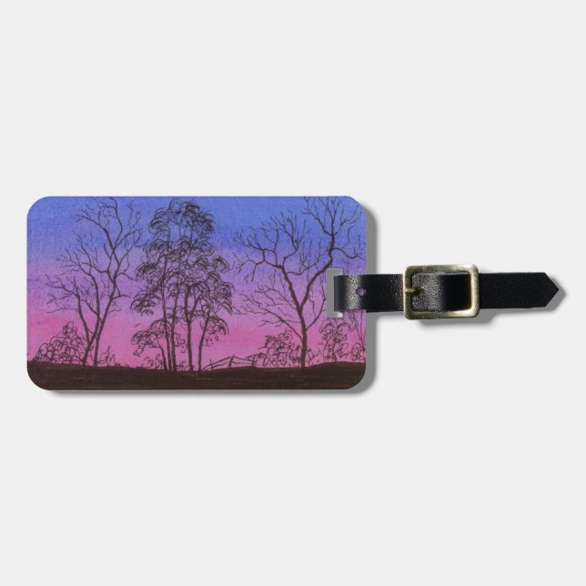 Old Fence Row Luggage Tag (Front Horizontal)
