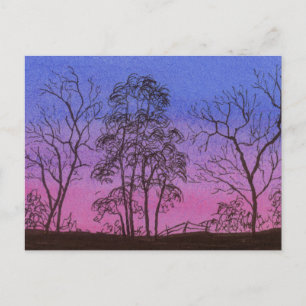 Old Fence Row Postcard