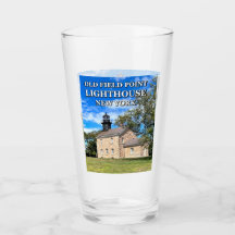 Old Field Point Lighthouse, New York Pint Glass