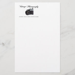 Old film camera stationery