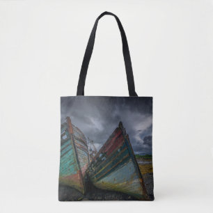 Old Fishing Boats Tote Bag