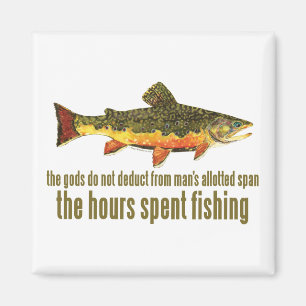 Old Fishing Saying Magnet