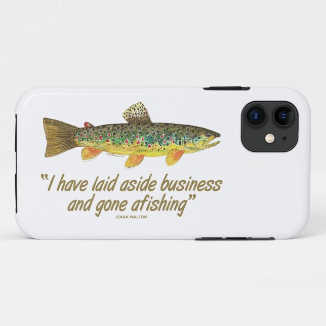 Old Fishing Words Case-Mate iPhone Case (Back (Horizontal))