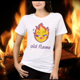 Old Flame Shirt – Funny Ironic Pun Tee