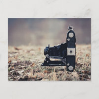 Old folding camera