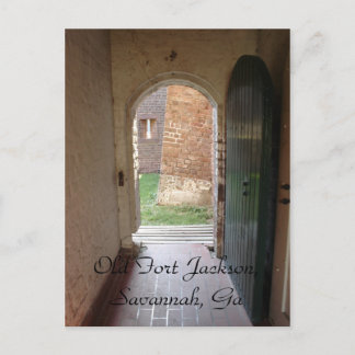 Old Fort Jackson, Savannah, Ga Postcard