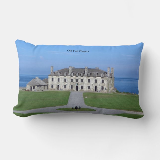 Old Fort Niagara Barracks lumbar pillow (Front)