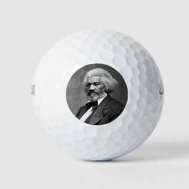 Old Fr3d3rick Bailey Douglas African American Hero Golf Balls (Front)