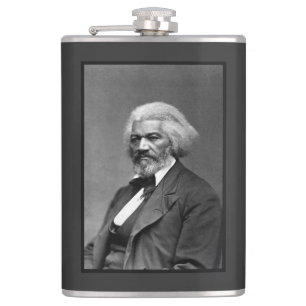 Old Fr3d3rick Bailey Douglas African American Hero Hip Flask
