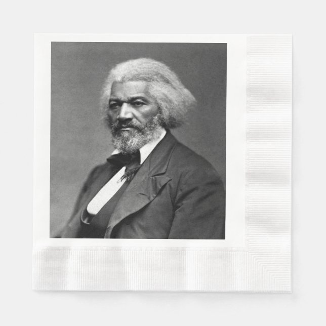 Old Fr3d3rick Bailey Douglas African American Hero Napkin (Front)