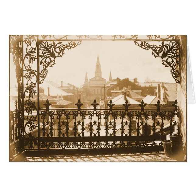 Old French Quarter Balcony (Front Horizontal)