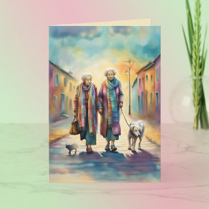 Old Friends Best Friends Greeting Card