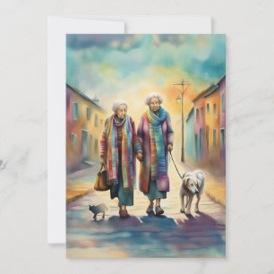 Old Friends Greeting Card