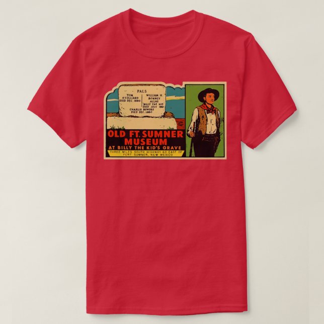Old Ft Sumner Museum T-Shirt (Design Front)