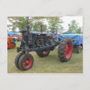 Old Gas Engine Tractor Postcard