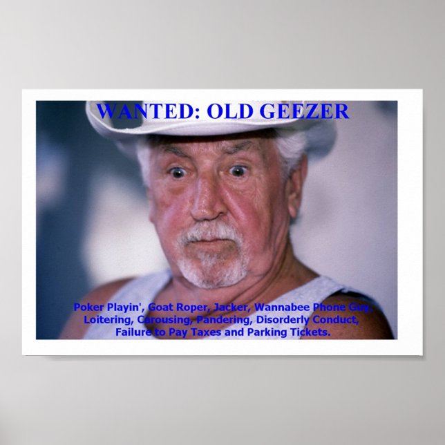 Old Geezer Poster (Front)